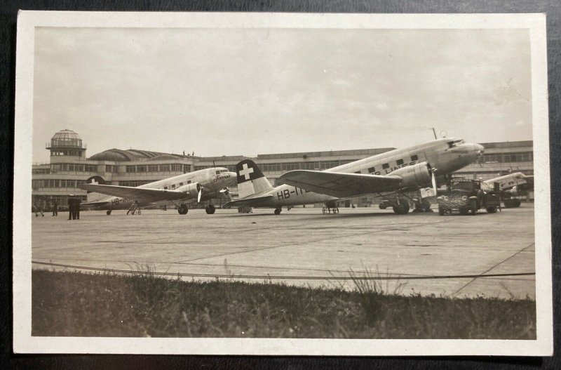 Mint France Postcard RPPC Early Aviation The New Terminal Le Bourget