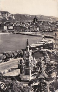 Switzerland Geneve Le monument Brunswick et la ville 1958 Photo