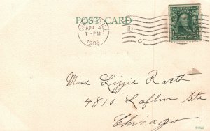 Vintage Postcard 1905 Ulysses S. Grant Monument Memorial Chicago, Illinois IL