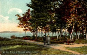 Maine On The Shore Of Sebago Lake