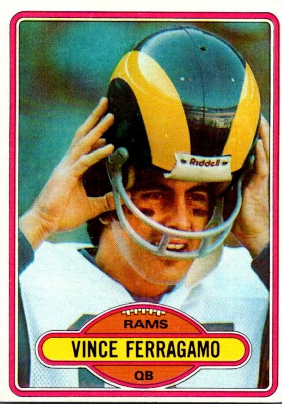 Vince Ferragamo Football Cards