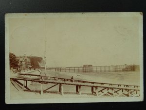 Wales Cardiff PENARTH The Promenade & The Pier c1906 RP Postcard by Norton