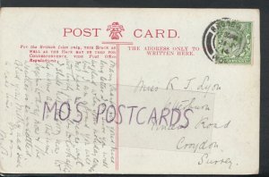 Family History Postcard - Lyon - Otterburn, Vincent Road, Croydon, Surrey RF1895