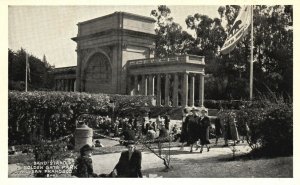 Vintage Postcard 1920's Band Stand Golden Gate Park San Francisco California CA