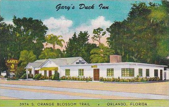 Florida Orlando Garys Duck Inn Restaurant