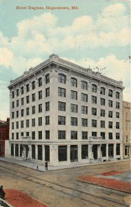 Hagerstown Maryland 1910 Postcard Hotel Dagmar