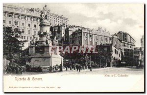 Italia - Italy - Italy - Genoa - Genoa - Ricordo - Old Postcard