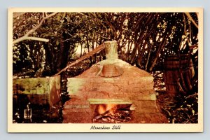 Moonshine Still Hills Deep Woods Postcard UNP VTG Unused Vintage 
