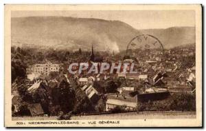 Old Postcard Niederbronn Les Bains Vue Generale