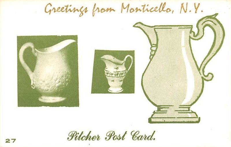 Greetings from Monticello New York  