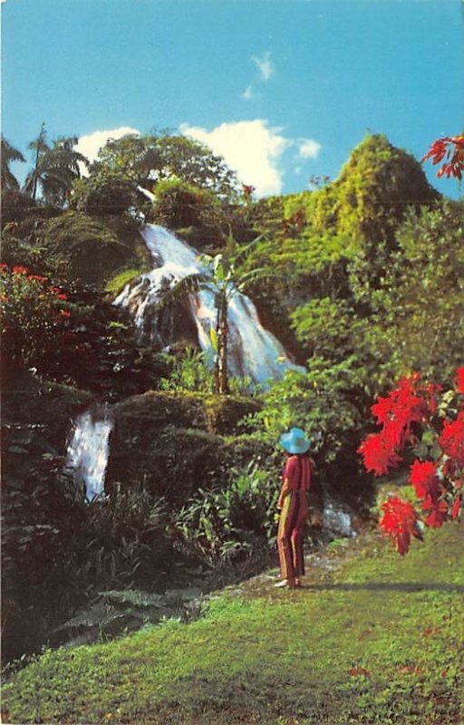 The Water Fall, Shaw Park Gardens Ocho Rios Jamaica Unused 