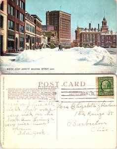 Winter Scene, Detroit, Michigan