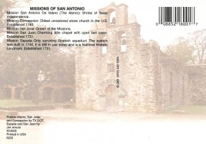 TX - San Antonio. Five Missions