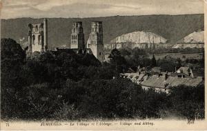 CPA JUMIEGES-Le Village et l'Abbaye (269776)