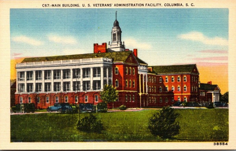 South Carolina Columbia Main Building U S Veterans Adminsitration Facility