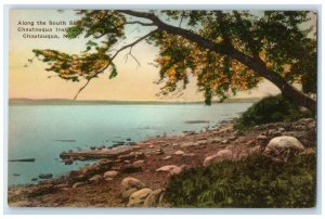 c1940 South Shore Chautauqua Institution Chautauqua Lake NY Unposted Postcard