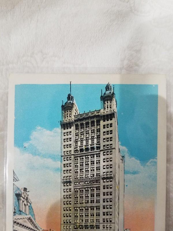 Antique Postcard, Park Row Building, New York