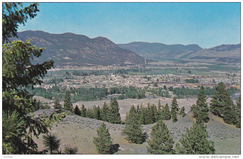 Beautiful Nicola Valley, Trees, Mountains, Merritt, British Columbia, Canada,...