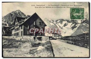 Old Postcard The Dauphine Lautaret descent to Briancon View Hotels and Gslaci...