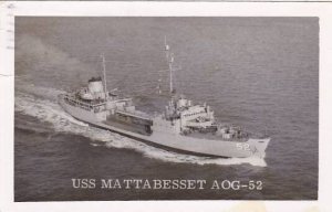 U S S Mattabesset AOG-52 1962 Real Photo