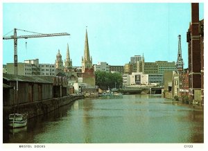 Lot 7 Bristol College Docks Cabot Tower Neptune England card