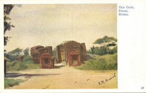 burma, PAGAN, Old Gate (1910s) Causton Postcard No. A6