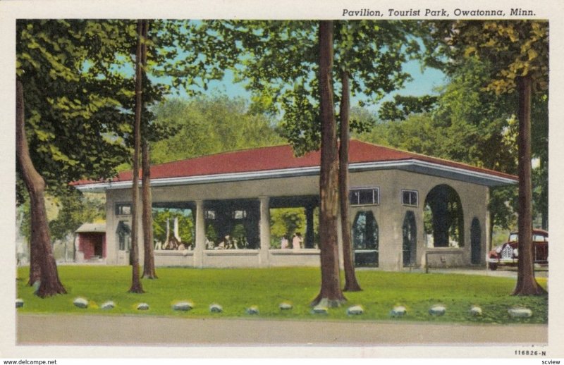 OWATONNA, Minnesota, 1910-30s; Pavilion, Tourist Park