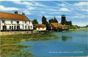 Royal Oak Pub and Mill Langstone, Hampshire, England pm 1982