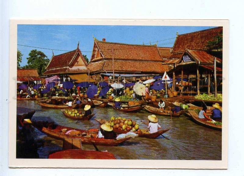 196746 Thailand Floating Market Wat-sat near Bangkok 