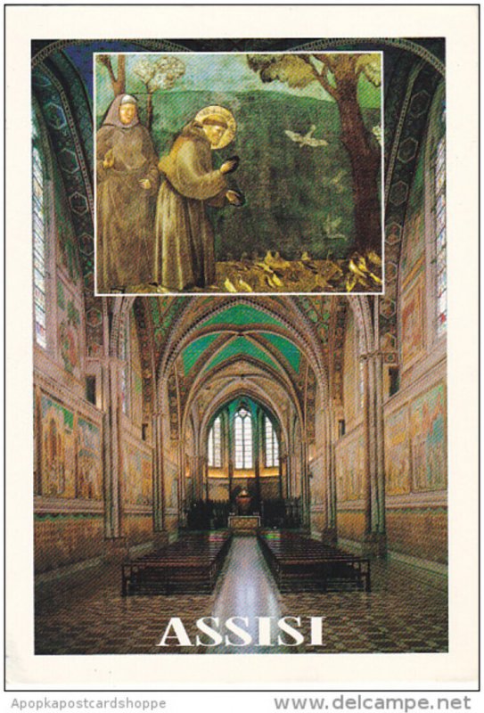 Italy Assisi Interior Upper Basilica of Saint Francis