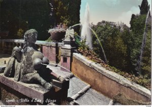 RP; TIVOLI, Lazio, Italy, 1930-1940s; Villa D'Este, Sphinx