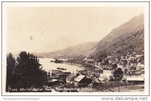 Alaska View Of Kodiak From Residential District Real Photo