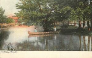 Asbury Park C-1910 Sunset Lake Jordan undivided postcard 940