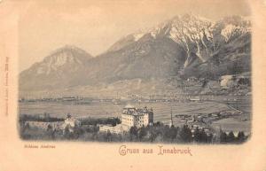 Innsbruck Austria Scenic View Gruss aus Antique Postcard J46457
