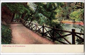 PA - Philadelphia. Path along the Wissahickon  (crease)