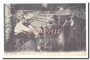 Elbeuf COPYRIGHT Old Postcard The manufacture of cloth