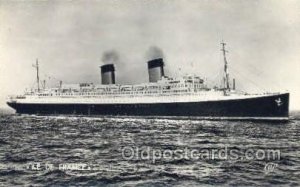 SS Ile De France Paquebot Steamer, Steam Boat, Ship Unused 