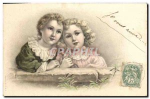 Old Postcard Fantasy Children Doll