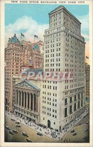 Postcard Old New York Stock Exchange New York City