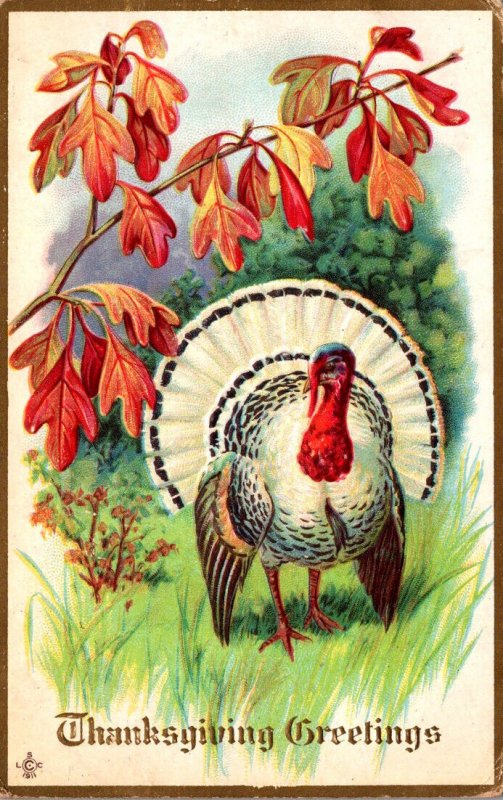 Thanksgiving With Turkey 1914
