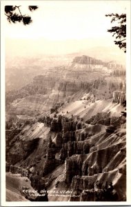 RPPC View Overlooking Cedar Breaks National Monument UT Vintage Postcard P69