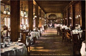 Postcard Dining Room at Glenwood Mission Inn in Riverside, California