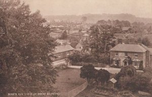 Great Bedwyn Aerial Antique Wiltshire Postcard