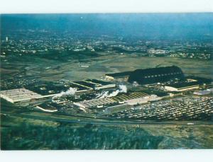 Unused Pre-1980 AERIAL VIEW OF TOWN Akron Ohio OH n2848