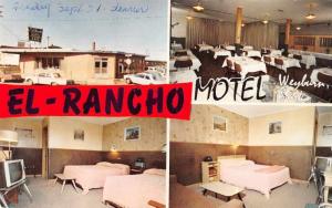 Weyburn Saskatchewan Canada El Rancho Motor Hotel Dining Room vintage pc Z18088