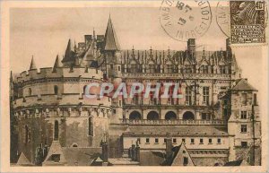 Old Postcard Chateau d'Amboise