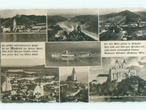 old rppc NICE VIEW Postmarked Stift Melk - Melk Lower Austria Austria i3499