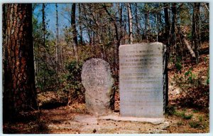 KINGS MOUNTAIN National Military Park, SC  CHRONICLE'S GRAVE  c1960s  Postcard