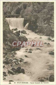 Old Postcard Eaux Bonnes High Cascade Valentin