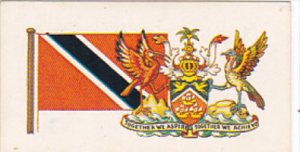 Vintage Trade Card Brooke Bond Tea Flags and Emblems Of The World No 15 Trini...